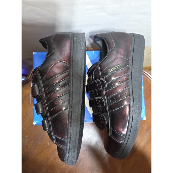 Adidas Campus CF PTR 146986 Burgundy Trefoil Hook/Loop Shoes Mens 7.5 Vintage main image 4